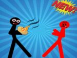 Stickman καυτή πατάτα